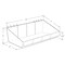 Azar Displays 13W x 7D x 4H Divider Bin, 6 Dividers, 2PK 556115-2PK-W6D - alternate 3